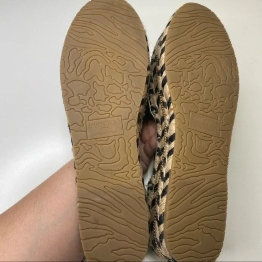 Jimmy Choo Black Suede Delphine Espadrilles